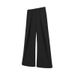 "Men's Relaxed-Fit Pleated Dress Pants - Striped A-Line Wide Leg Trousers With Arc Darts & Versatile Styling (Business Casual To Weekend Wear)"_viptrois.com