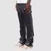 Men's Clothing Men's Denim Overalls Fashion Ins Overalls Hot Selling Elastic Patch Denim Layered Flared Pants_viptrois.com