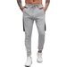 Plus Size Sports Pants For Men & Women - Stylish Side Stripe Design, Fleece-Lined, Elastic Waist, Comfortable Workout & Casual Pants_viptrois.com