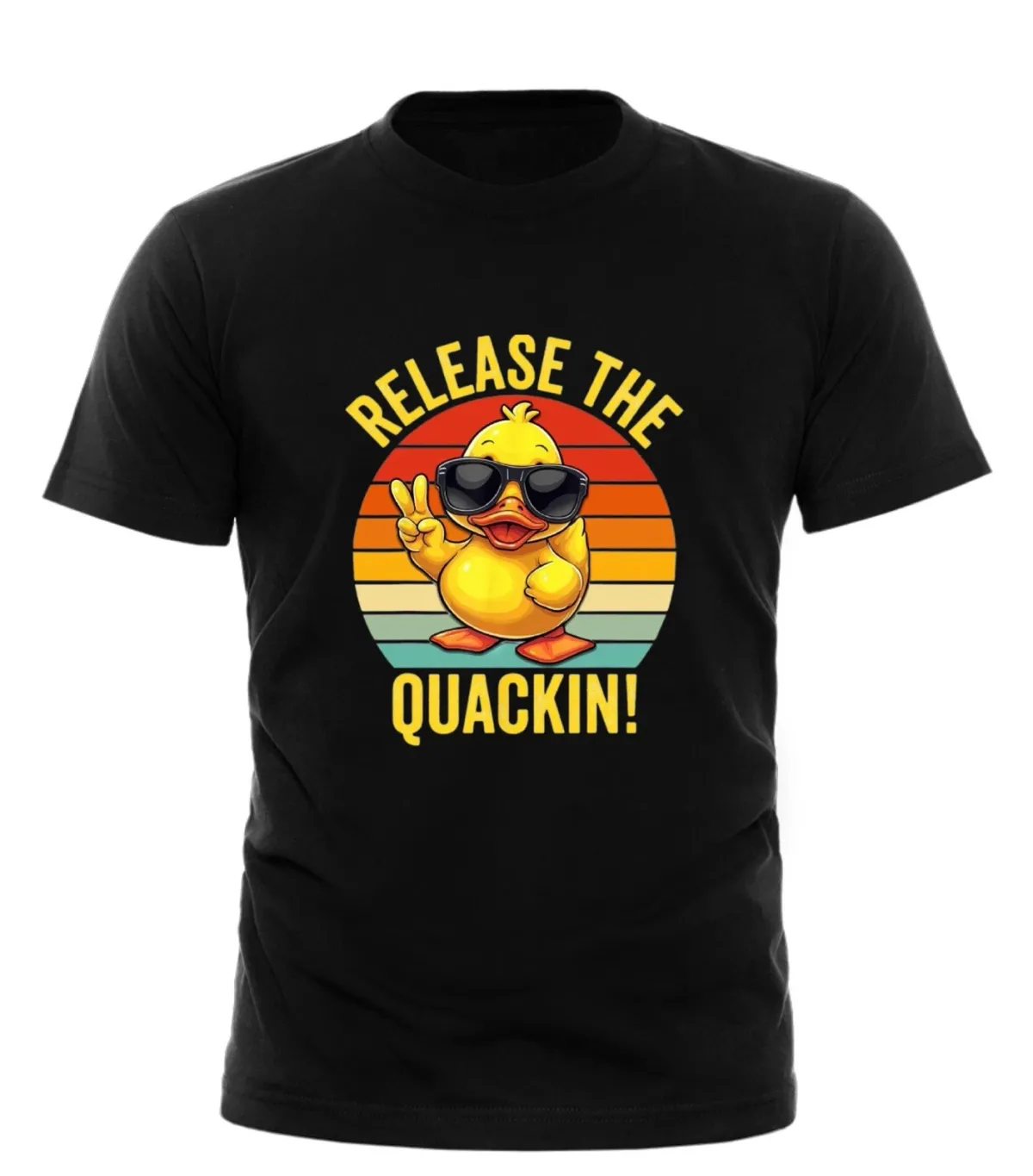 Funny Rubber Duck T-Shirt Mens Womens Tees Top Tee Top All Sizes S M L XL 2XL 3XL 4XL Gift T-Shirt Mens Womens Tees Top_viptrois.com