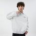 Men's Retro Oversized Polo Collar Sweatshirt - Long Sleeve Button Neck Pullover Top For Autumn (Black, Grey, White)_viptrois.com