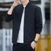 Monochrome Man- 2026 New Outerwear Trendy Slim Fit Spring Autumn Casual Camouflage Stand Collar Youth Jacket Men's Clothing_viptrois.com