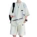 Trendy Casual Suit For Men Summer 2025 New Youth Fashion Short Sleeve T-Shirt And Shorts Stylish Set_viptrois.com