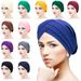 Cross Border Supply Of Muslim Headscarf Hats New Solid Color Three Brim Headscarf Factory Direct Sales Of Muslim Headscarves_viptrois.com