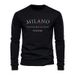 "Men's Graphic Print Long Sleeve T-Shirt - Oversized Fit With 3D Lettering, Moisture-Wicking Polyester For Streetwear (Sizes XXS-XXXL)"_viptrois.com