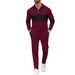 Nordmann Foreign Trade Autumn Winter Cross-Border Hot-Selling European And American Pants Long Sleeve Two-Piece Turn-Down_viptrois.com