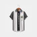 Men's Clothing Summer New Men's Coconut Tree Print Hawaiian Short Sleeved Shirt Casual Large Size Cardigan Lapel Beach Shirt_viptrois.com