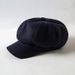 Woolen Beret Autumn Winter Korean Version Versatile Solid Color Newsboy Painter Trendy Duckbill Octagonal Hat_viptrois.com