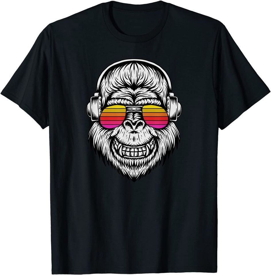 DJ Gorillas Funny T-Shirt Mens Womens Tees Top Classic T-Shirt Mens Womens Tees Top_viptrois.com