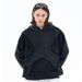 "Women's Distressed Hooded Sweatshirt - Raw Hem Streetwear Pullover With Anti-Stitch Detail | High Street Fashion"_viptrois.com
