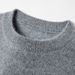 Pure Autumn Winter New Round Neck Wool Casual Solid Color Inner Layer Warm Base Knitted Sweater Men's Clothing_viptrois.com