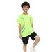Kids Clothing Boys' Summer Children's Suit Outdoor Quick-drying Short-sleeved Stretch T-shirt Stretch Elastic Shorts Sports Suit_viptrois.com