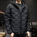 Cotton-padded Men's Autumn Men's Hooded Youth Korean Version Of Casual Men's Cotton-padded Jacket Men's Cotton-padded Clothes_viptrois.com