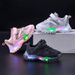 Children's Shoes Spring And Autumn Luminous Sports Shoes Boys And Girls Baby Lde Light Shoes Non Slip Leather Sequin Shoes 1 6 Years Old Light Shoes_viptrois.com