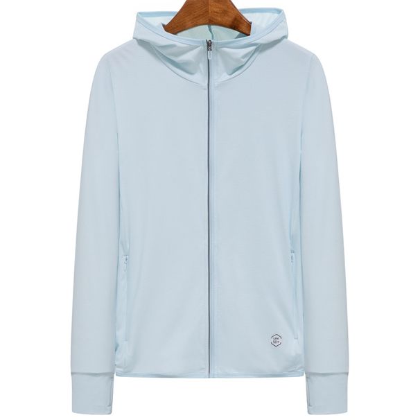 Men's Clothing Outdoor Sunscreen Clothing Sleeve Skin Coat Elastic Icy Coat UV Protection_viptrois.com