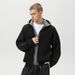 Nordmann Lazy Style Deer Fur Two-Piece Cardigan Hooded Sweater Men's Autumn Winter New Vintage Trendy Brand_viptrois.com