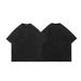 New American Style Trendy Brand Solid Color 280G Pure Cotton Base Shirt Short Sleeve Men_viptrois.com