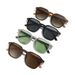 Wood Grain Fashion Sunglasses - Lightweight Spring Hinge Design Wood Texture Frame UV400 Protection Trendy Unisex Eyewear With Comfortable Fit_viptrois.com
