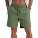 Men's Summer Drawstring Casual Shorts - Quick-Dry Lightweight Athletic Shorts For Gym, Beach, Travel | Multiple Pockets, Solid Colors_viptrois.com