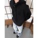 Hooded Sweater Men's Autumn And Winter Thickened Warm American Retro High-end Ruffian Handsome Knitted Sweater Jacket Sweater Top_viptrois.com