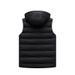Pulse High-Quality For Men, Autumn And Winter Warmth, Windproof, Temperature-Locking, Sleeveless Vest With Detachable Hat, 80%_viptrois.com
