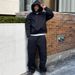 Unisex Oversized Hoodie & Jogger Set - Streetwear Casual Pullover Sweatshirt With Pockets, Comfortable Lounge Wear For Men & Women_viptrois.com
