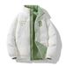 New Winter Imitation Lamb Wool Jacket With Double-sided Stand Up Collar, Trendy Men's Fashion Cotton Jacket, Warm And Thick Cotton Jacket_viptrois.com