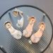 Mother & Kids Girls Princess Shoes Sweet Bow Little Girl High Heels Summer New Style_viptrois.com