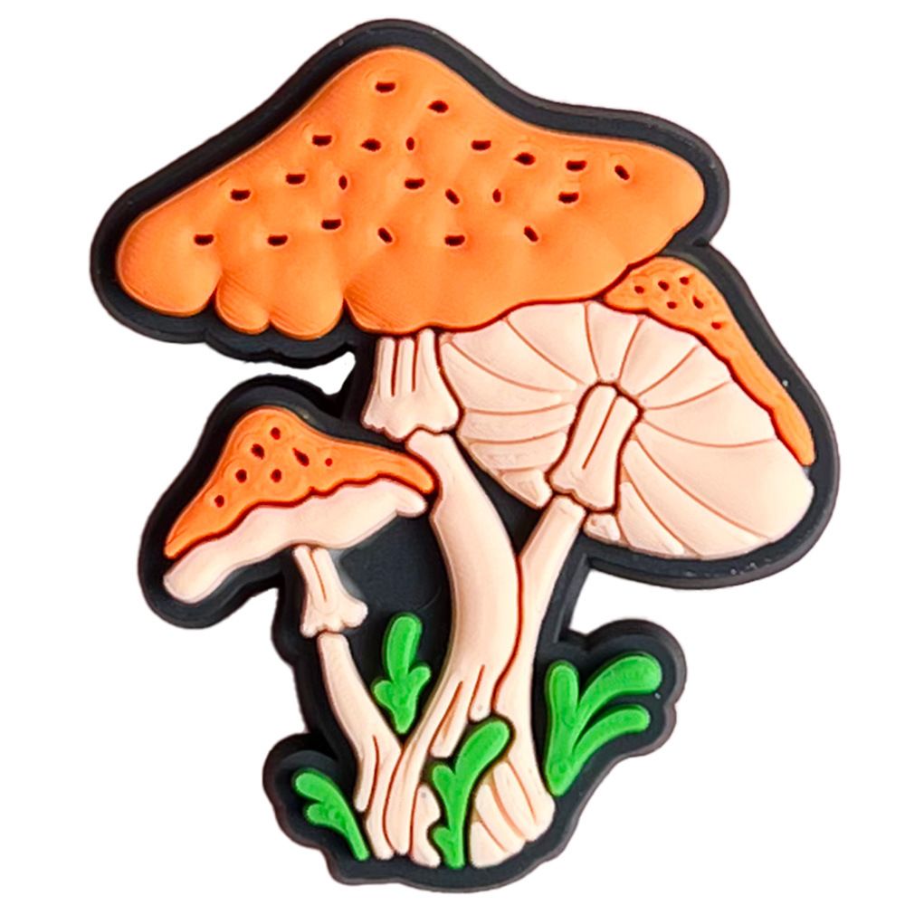 Lovely Mushroom Series Shoe Flower Decoration Buckle Personality Everything Soft Rubber Shoes Accessories Accessories_viptrois.com