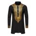 New Ethnic Style Muslim Robe Casual Suit Men's Long Sleeve_viptrois.com