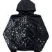 Gothic Streetwear Zip-Up Hoodie Set – Dark Print, Retro Punk Aesthetic (S-XL, Polyester, Unisex Pullover & Pants)_viptrois.com
