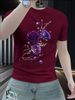 New Versatile Trendy For Men With Loose Short Sleeves High Street Design, Made Of Pure Cotton Stylish Half Sleeved Top_viptrois.com