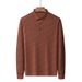 Nordmann Live Streaming Hot Polo Long Sleeve T-Shirt Spring Autumn Men's Fashion Casual Turn-Down Collar Letter Base Shirt_viptrois.com