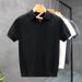 Men's Clothing Short Sleeved Polo Shirt For Men Summer Business High End Slim Fit Versatile Lapel Knitted T Shirt_viptrois.com