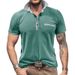 Nordmann European And American Fashion Turn-Down Collar Color Block Short Sleeve Polo Shirt Outdoor Casual Pique Men's Henry_viptrois.com
