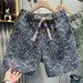 "Men's Premium Jacquard Shorts – Summer Loose Fit, Beach Casual, Mid-Length (Black/Green/Blue, M-5XL)"_viptrois.com