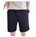 Summer Men's Ice Silk Sports Shorts Thin Five Point Loose Fit Versatile White Four Point Beach Pants_viptrois.com