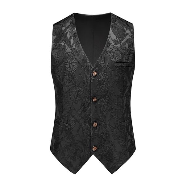 CT 2025 Autumn Winter Jacquard Pattern Fashion Design Formal Men's Lapel Suit Jacket_viptrois.com