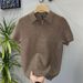 Men's Slim Fit Polo Shirt High End Knitted Trendy Short Sleeved Stretch Collar Business Commuting Ice Silk T-Shirt_viptrois.com