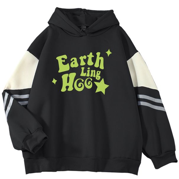 2024 Spring And Autumn New Color Block High-End Earth Ling Hgg Cool Internet Celebrity Long Sleeve Sweatshirt_viptrois.com