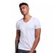 180GSM Stretch Fit Men's V-Neck T-Shirt – Slim Cut Breathable Tee (White/Black/Charcoal/Navy/Army Green/Burgundy/Denim Blue)_viptrois.com