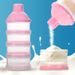 Dr.isla Baby Milk Powder Box Large Capacity Colorful Multi Layer Food Supplement Box Independent 5 Grid Layered Milk Powder Box_viptrois.com