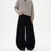 Men's Casual Loose Sports Sweatpants Spring Autumn Deconstructed Design Scimitar Trendy Brand Wide Leg Versatile Long Pants_viptrois.com