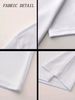 Polo Uomo Taglio Dritto Nero Bianco Tessuto Morbido Patchwork Contrasto Stampa Calcio Retrò Distressed Partite Casual_viptrois.com