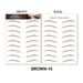 Eyebrow Stencils 6D Ecological Eyebrow Stickers 3D Eyebrow Tattoo Eyebrow Water Transfer Tattoo Stickers Waterproof Spot_viptrois.com