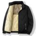 Graphene Cotton-padded Clothing Autumn Men's Jacket Fleece Thickened Lamb Wool Cotton-padded Clothing Large Size Stand-up Collar Cotton-padded Jacket_viptrois.com