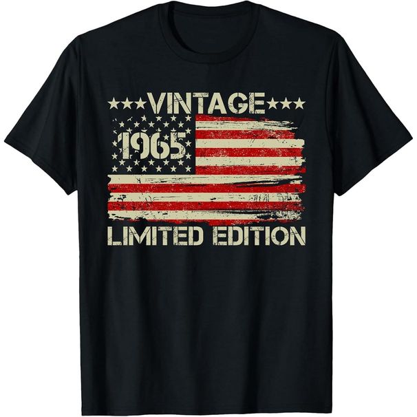 Regalos 60º Cumpleaños Vintage 1965 Para Hombres Y Mujeres Bandera Americana - Regalo Divertido Amante De Hipopótamos_viptrois.com