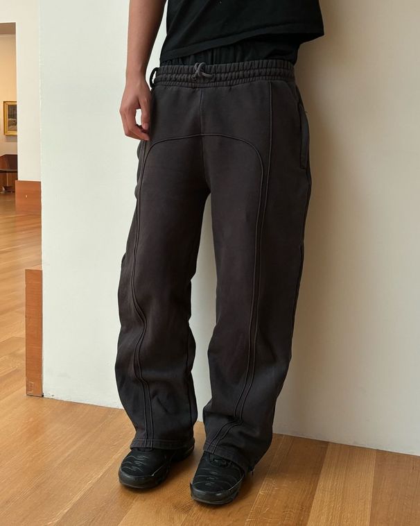 Men's Clothing Drawstring Plus Velvet Sports Splicing Sweatpants Men's Autumn Street Y2k High Waist Wide Leg Casual Pants Trousers_viptrois.com