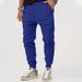Men's Casual Loose Long Pants Multi Color Versatile Outdoor Sports Cargo Mid Waist Polyester Autumn Wear Black Gray Khaki Light_viptrois.com