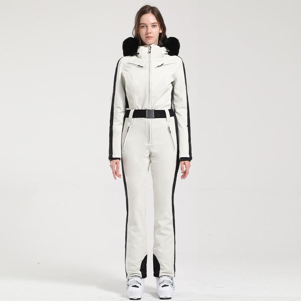 Men's Clothing New Style Ski Suit For Women, One Piece Slim Fit, Double Board Ski Suit, Outdoor Windproof, Thickened And Warm Snow Suit_viptrois.com